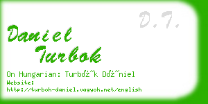 daniel turbok business card